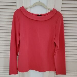 Talbots Pink Long Sleeve Blouse